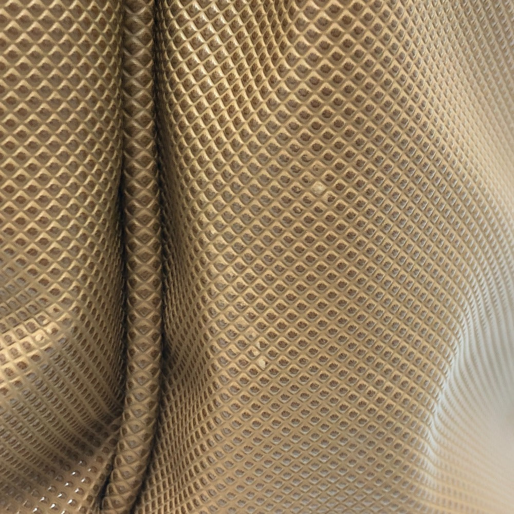 BOTTEGAVENETA Tote Bag PVC Caramel brown Marco Polo Women Used Authentic