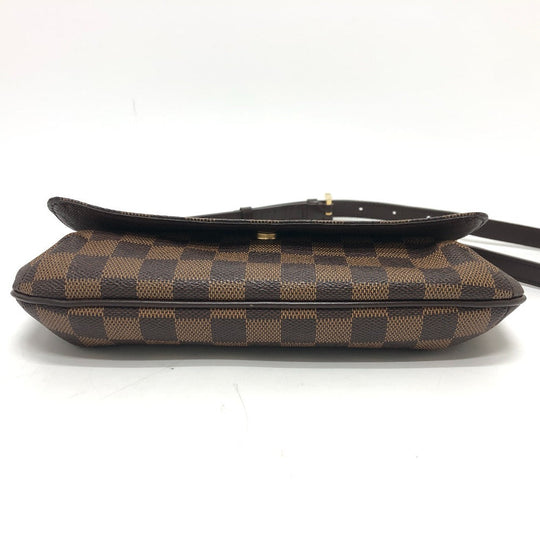 LOUIS VUITTON Shoulder Bag N51255 Damier canvas Ebene Musette Tango Women Used Authentic