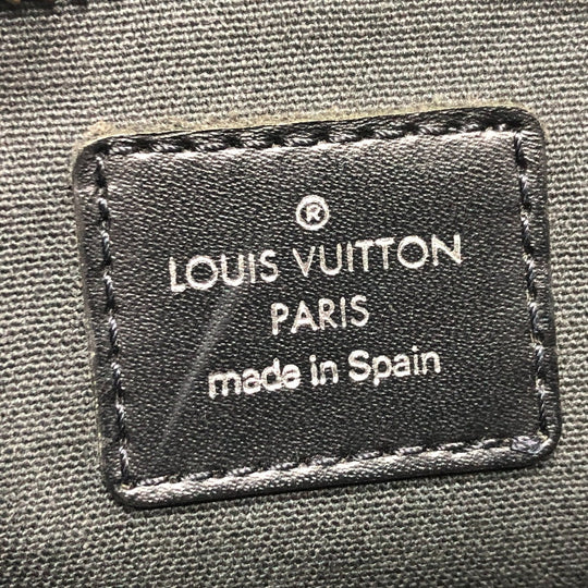 LOUIS VUITTON business bag M30812 Taiga Leather Aldoise Taiga Karga mens Used Authentic