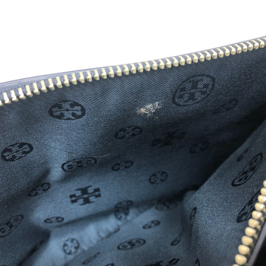 Tory Burch Tote Bag PVC / Leather blue Punching flower Women Used Authentic
