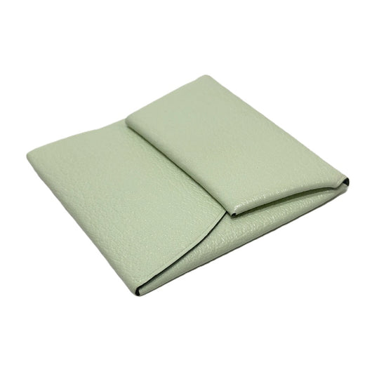 HERMES Coin case Shave Luco Romandel green Bastia Women Used Authentic