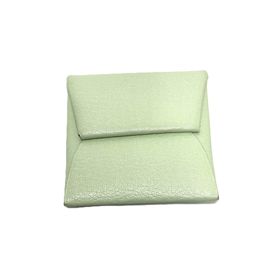 HERMES Coin case Shave Luco Romandel green Bastia Women Used Authentic
