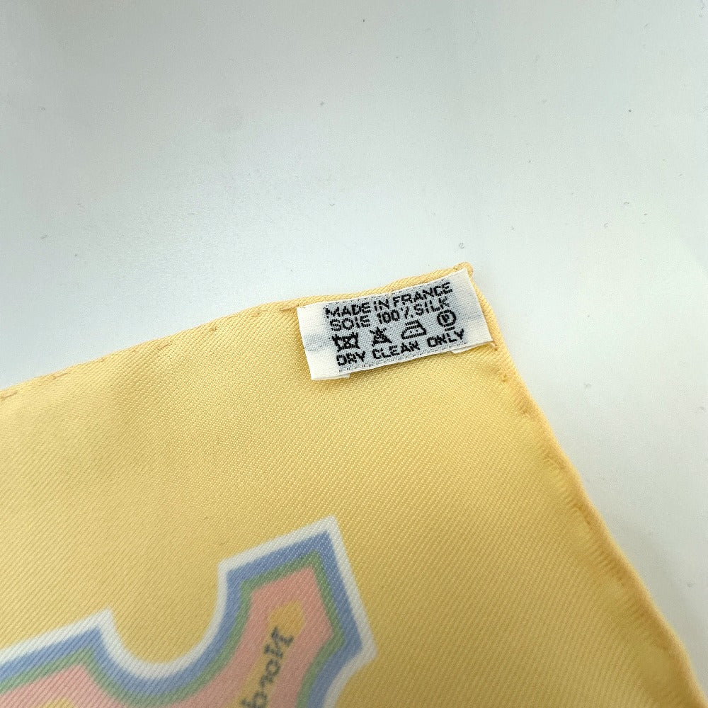 HERMES scarf silk Orange Petit College 40: Lovers in Paris