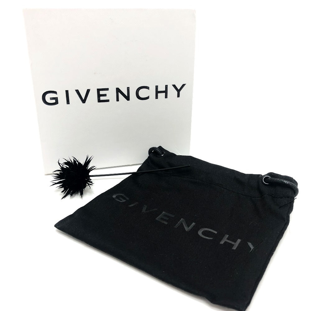 Givenchy Pierce metal black Fur motif Women Used Authentic