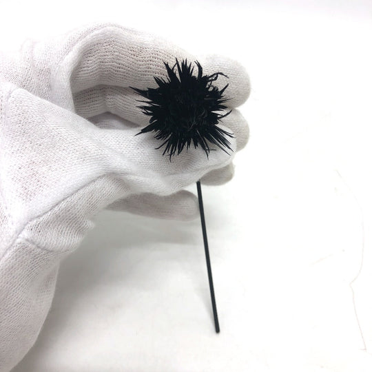Givenchy Pierce metal black Fur motif Women Used Authentic