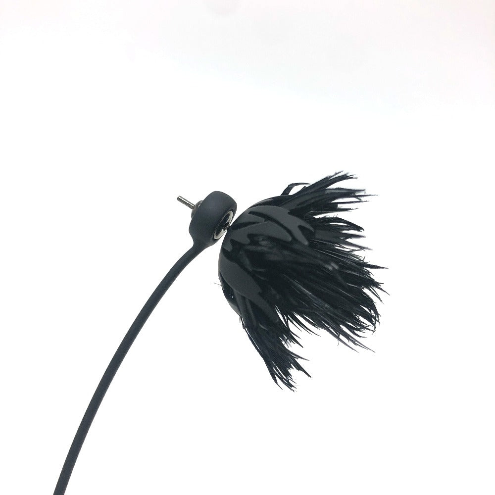 Givenchy Pierce metal black Fur motif Women Used Authentic