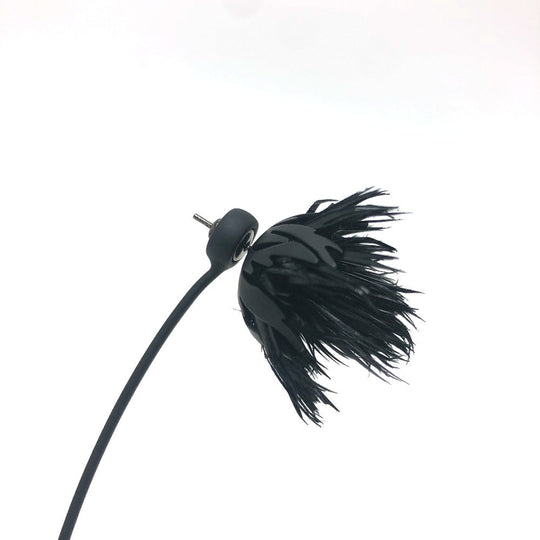 Givenchy Pierce metal black Fur motif Women Used Authentic