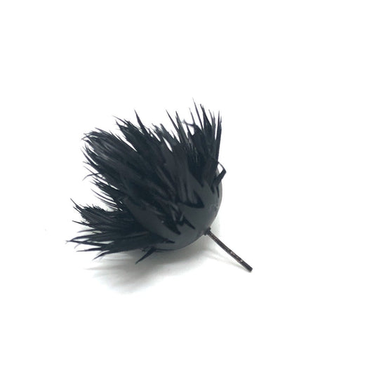 Givenchy Pierce metal black Fur motif Women Used Authentic