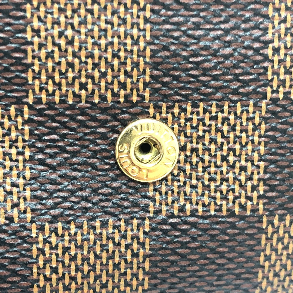 LOUIS VUITTON Key case Key holder  N62630 Damier canvas Brown Multicles6 6-key case Key holder unisex(Unisex) Used Authentic