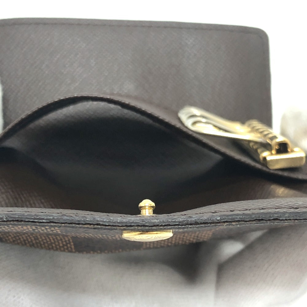 LOUIS VUITTON Key case Key holder  N62630 Damier canvas Brown Multicles6 6-key case Key holder unisex(Unisex) Used Authentic