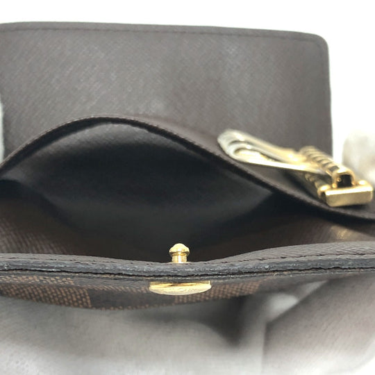LOUIS VUITTON Key case Key holder  N62630 Damier canvas Brown Multicles6 6-key case Key holder unisex(Unisex) Used Authentic