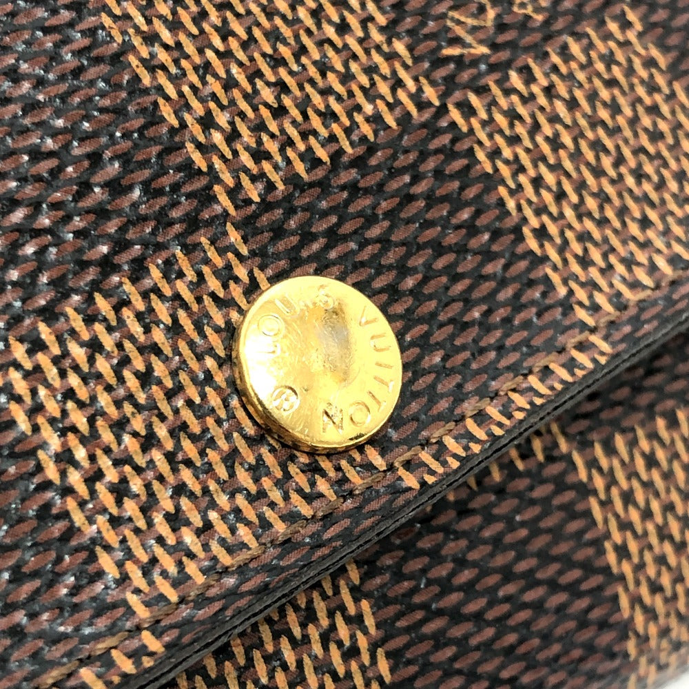 LOUIS VUITTON Key case Key holder  N62630 Damier canvas Brown Multicles6 6-key case Key holder unisex(Unisex) Used Authentic