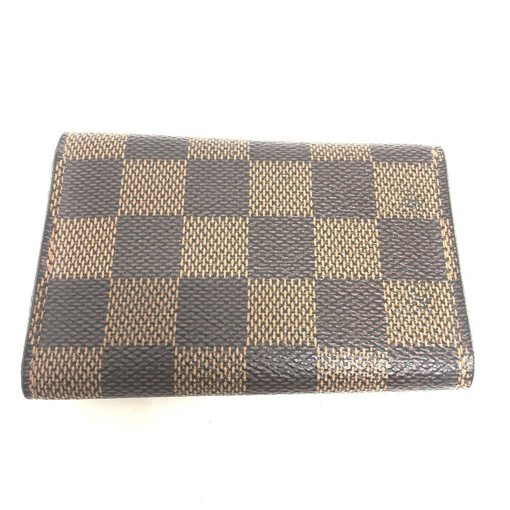 LOUIS VUITTON Key case Key holder  N62630 Damier canvas Brown Multicles6 6-key case Key holder unisex(Unisex) Used Authentic