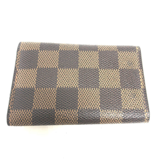 LOUIS VUITTON Key case Key holder  N62630 Damier canvas Brown Multicles6 6-key case Key holder unisex(Unisex) Used Authentic