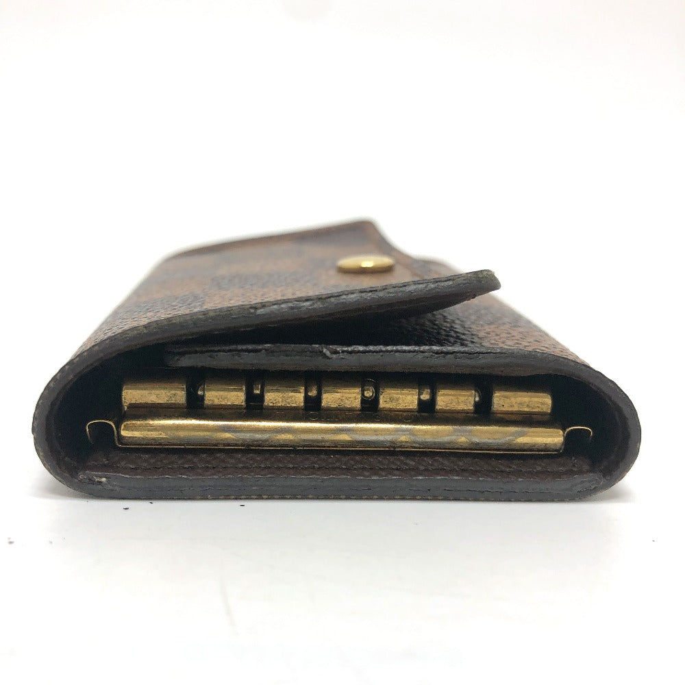 LOUIS VUITTON Key case Key holder  N62630 Damier canvas Brown Multicles6 6-key case Key holder unisex(Unisex) Used Authentic