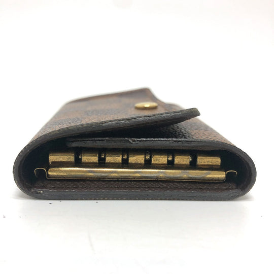 LOUIS VUITTON Key case Key holder  N62630 Damier canvas Brown Multicles6 6-key case Key holder unisex(Unisex) Used Authentic