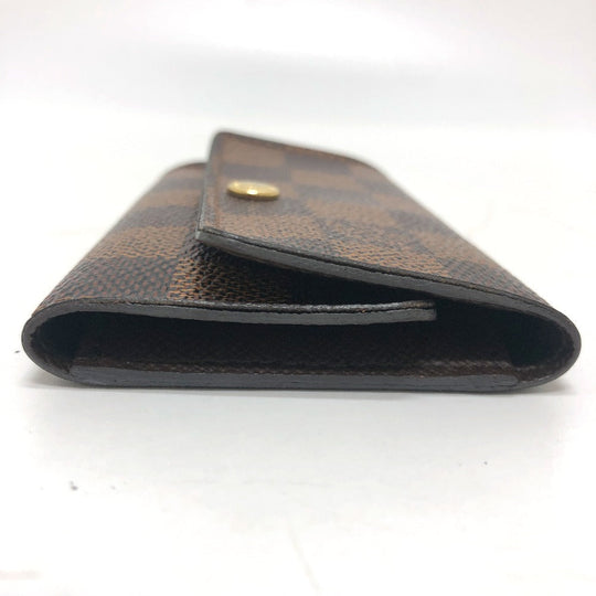 LOUIS VUITTON Key case Key holder  N62630 Damier canvas Brown Multicles6 6-key case Key holder unisex(Unisex) Used Authentic