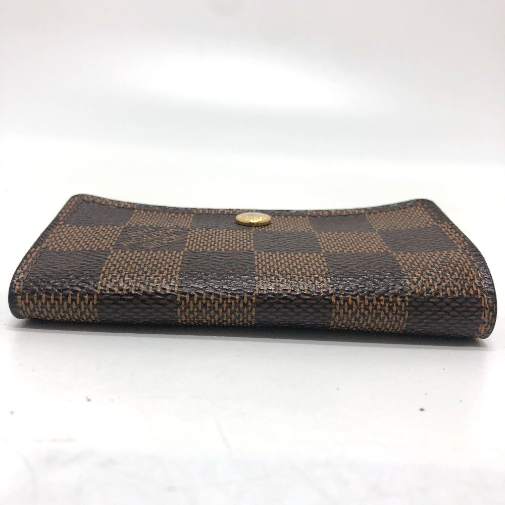 LOUIS VUITTON Key case Key holder  N62630 Damier canvas Brown Multicles6 6-key case Key holder unisex(Unisex) Used Authentic
