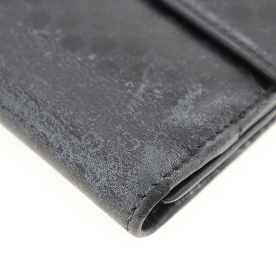 GUCCI Long Wallet Purse 035.2031.2134 leather black unisex(Unisex) Used Authentic