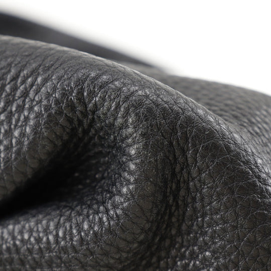 CELINE Tote Bag leather black Women Used Authentic