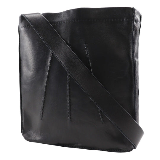 HERMES Shoulder Bag Calfskin black Toudu unisex(Unisex) Used Authentic