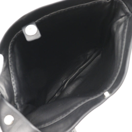 HERMES Shoulder Bag Calfskin black Toudu unisex(Unisex) Used Authentic