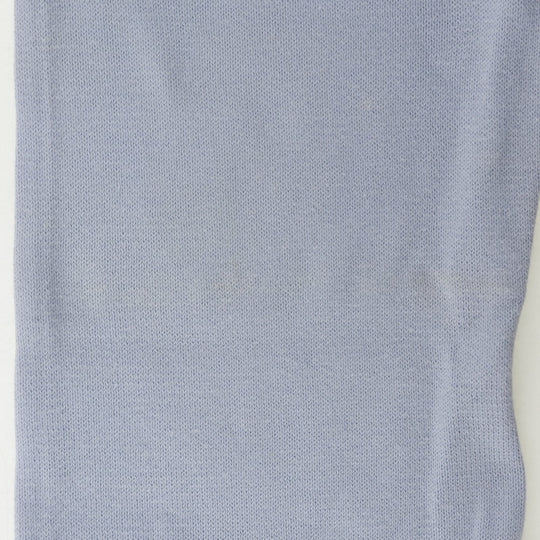 CHANEL knit P25278V01765 cotton light blue COCO Mark Women 46 Used Authentic