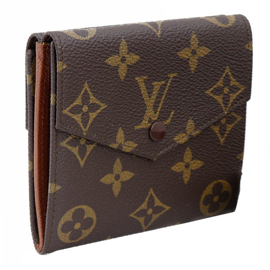 LOUIS VUITTON Bifold Wallet M61660 Monogram canvas Brown Portonebier unisex(Unisex) Used Authentic