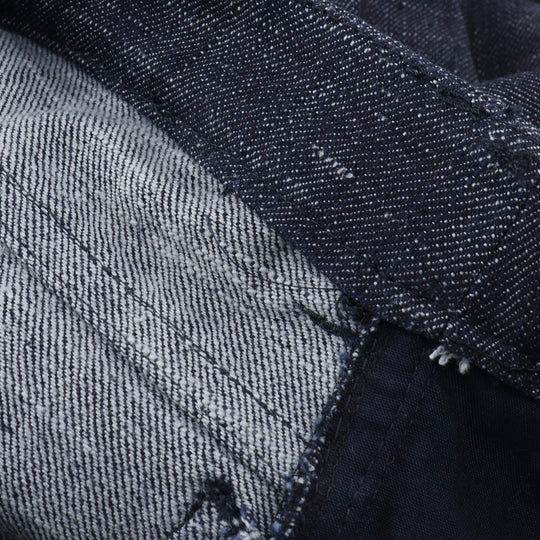 CHANEL Denim pants P25298V16033 cotton Indigo 05C Wappen Women 42 Used Authentic