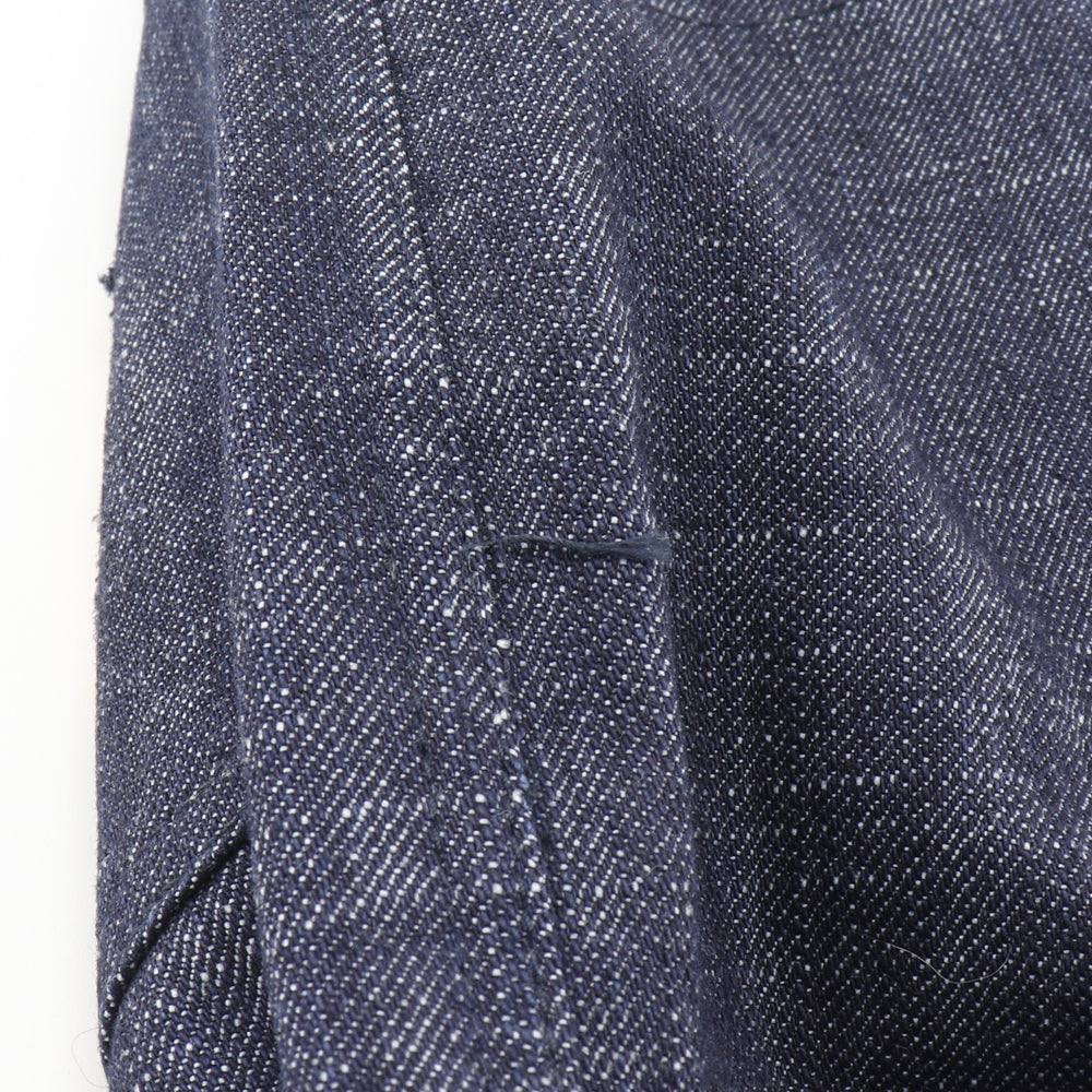 CHANEL Denim pants P25298V16033 cotton Indigo 05C Wappen Women 42 Used Authentic