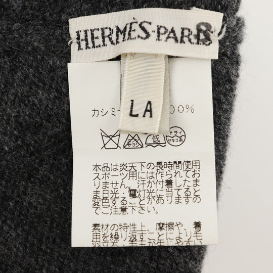 HERMES Other hats cashmere gray Knit hat Women(Unisex) LA Used Authentic