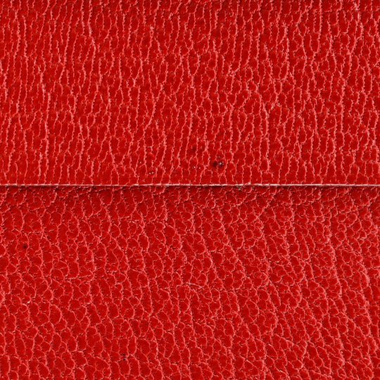 HERMES Bifold Wallet leather Red Beansufla Women Used Authentic