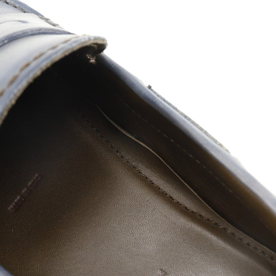 Berluti loafers leather blue Driving shoes mens 42 Used Authentic