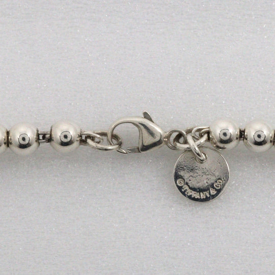TIFFANY&Co. bracelet Silver925, enamel Silver Blue Heart Return to TIFFANY & Co. Women Used Authentic