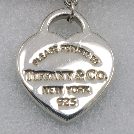 TIFFANY&Co. bracelet Silver925, enamel Silver Blue Heart Return to TIFFANY & Co. Women Used Authentic