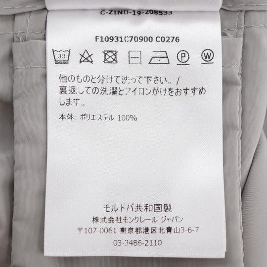 MONCLER Other outerwear F10931C70900 C0276 polyester Light gray Malachite MALACHITE GIUBBOTTO Women 4 Used Authentic