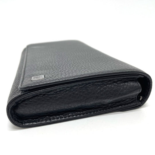 Dunhill Travel case leather black travel companion organizer mens Used Authentic
