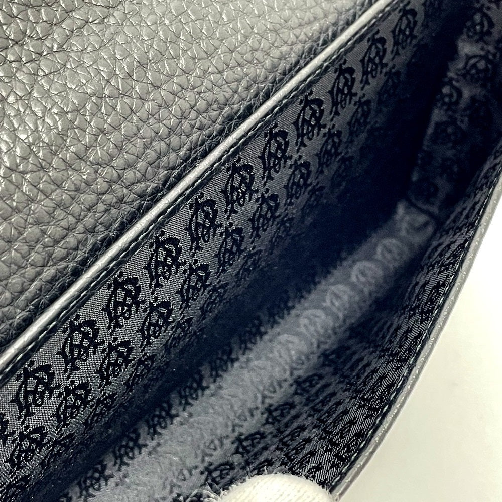 Dunhill Travel case leather black travel companion organizer mens Used Authentic