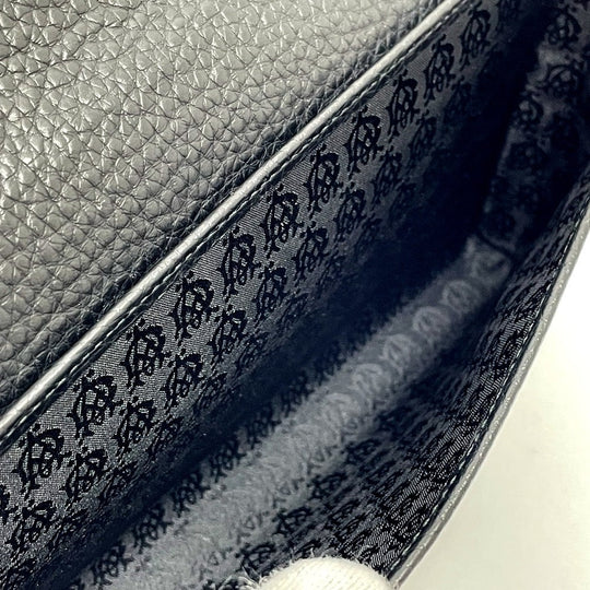 Dunhill Travel case leather black travel companion organizer mens Used Authentic