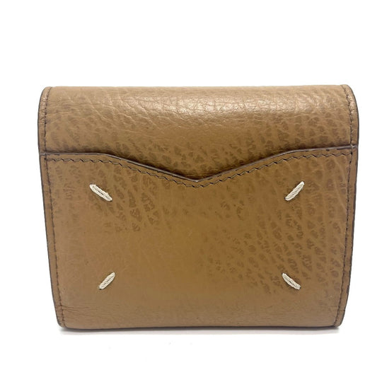 Maison Margiela Trifold wallet S56UI0136 leather Beige type Envelope wallet Women Used Authentic