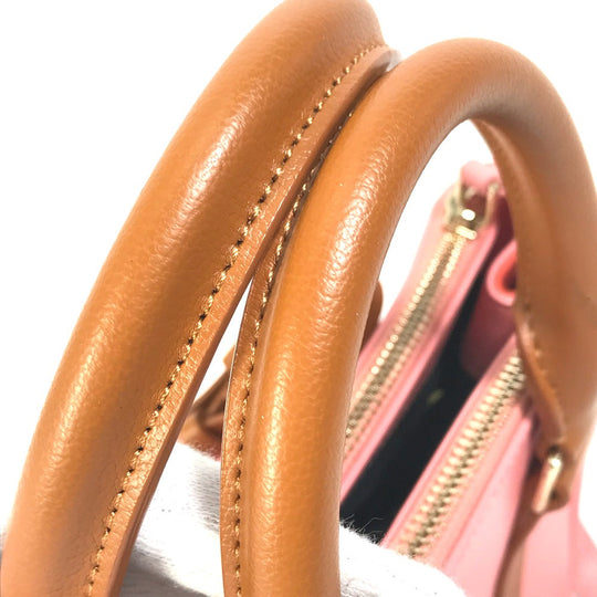 PAUL SMITH COLLECTION Handbag leather pink Bag By color Women Used Authentic