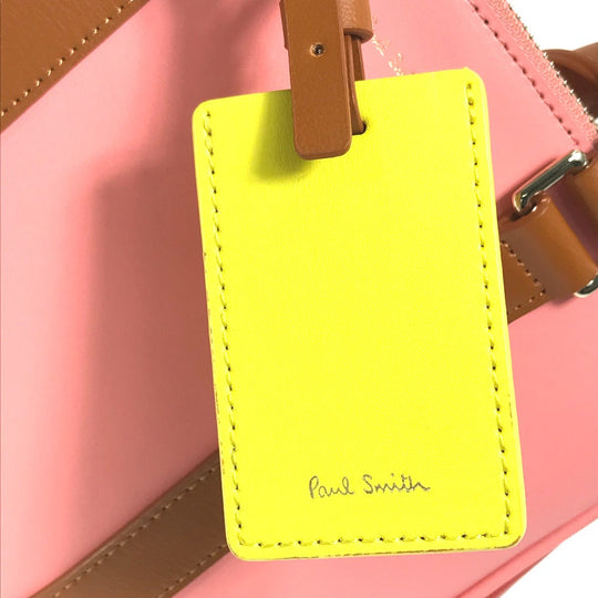 PAUL SMITH COLLECTION Handbag leather pink Bag By color Women Used Authentic