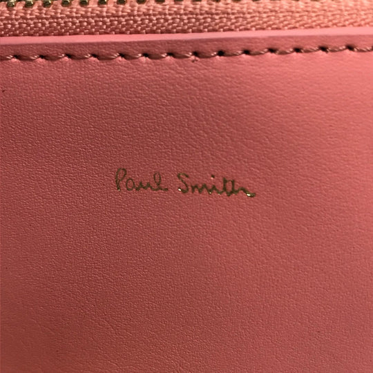PAUL SMITH COLLECTION Handbag leather pink Bag By color Women Used Authentic