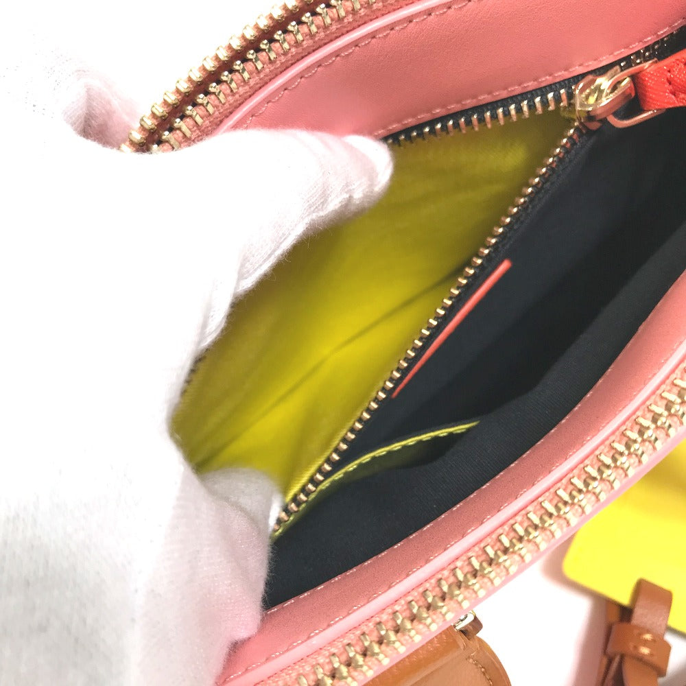 PAUL SMITH COLLECTION Handbag leather pink Bag By color Women Used Authentic
