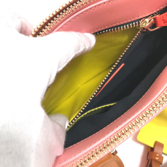PAUL SMITH COLLECTION Handbag leather pink Bag By color Women Used Authentic