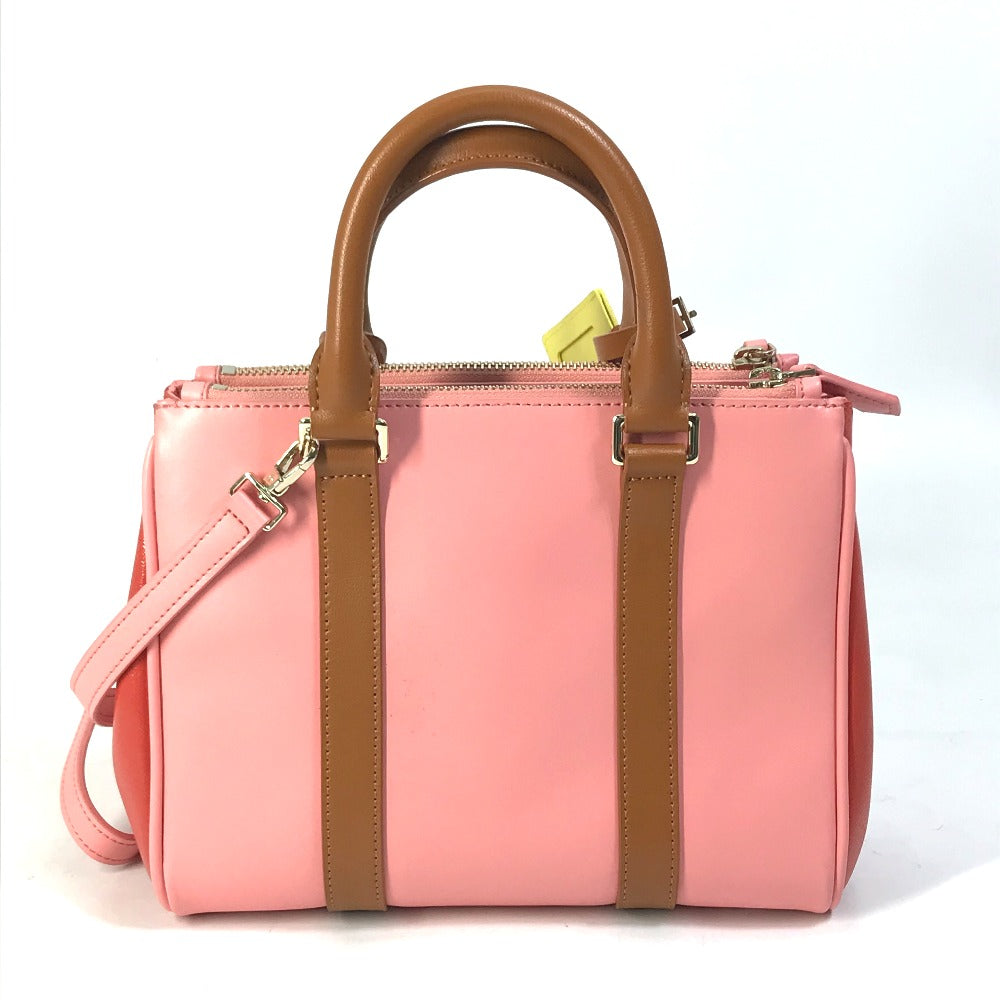 PAUL SMITH COLLECTION Handbag leather pink Bag By color Women Used Authentic