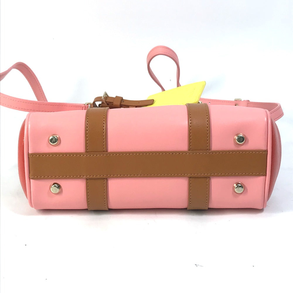 PAUL SMITH COLLECTION Handbag leather pink Bag By color Women Used Authentic