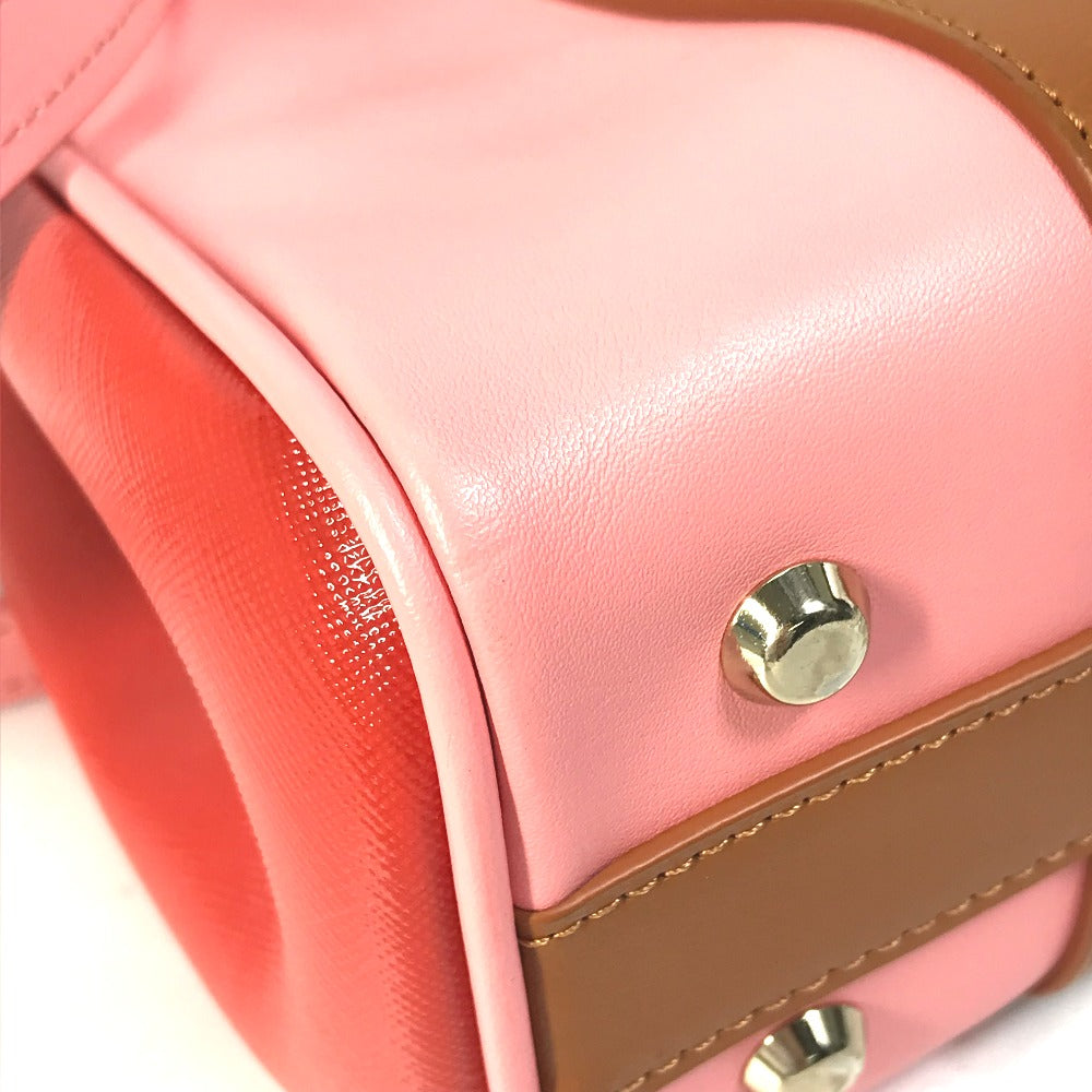 PAUL SMITH COLLECTION Handbag leather pink Bag By color Women Used Authentic