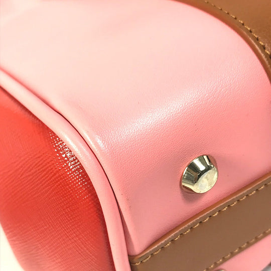 PAUL SMITH COLLECTION Handbag leather pink Bag By color Women Used Authentic