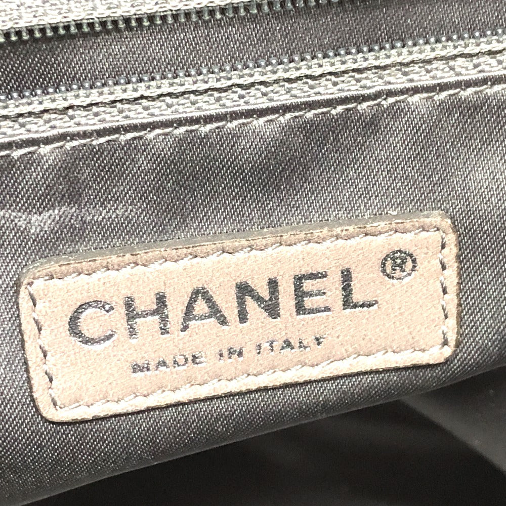 CHANEL Shoulder Bag Leather / suede white CC COCO Mark Portobello Matelasse Women Used Authentic